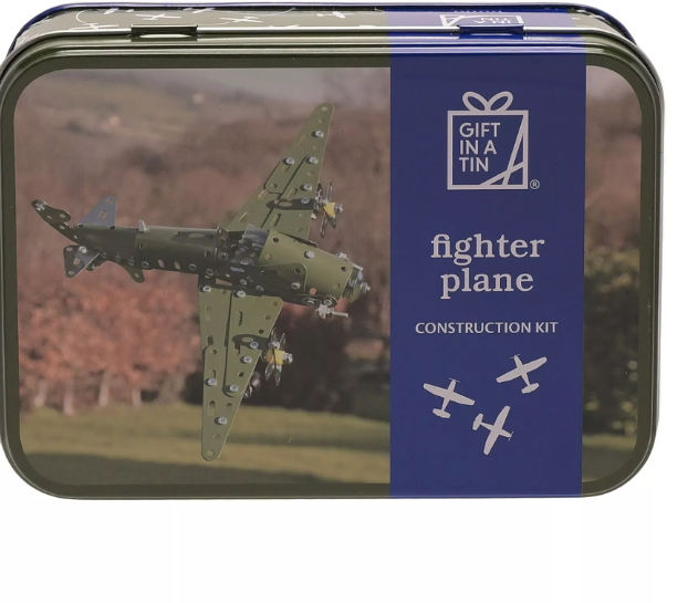 Apples To Pears Gift In A Tin Fighter Plane