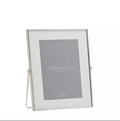 Impressions Silver Photo Frame White Border 5x7