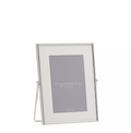 Impressions Silver Photo Frame White Border 4x6
