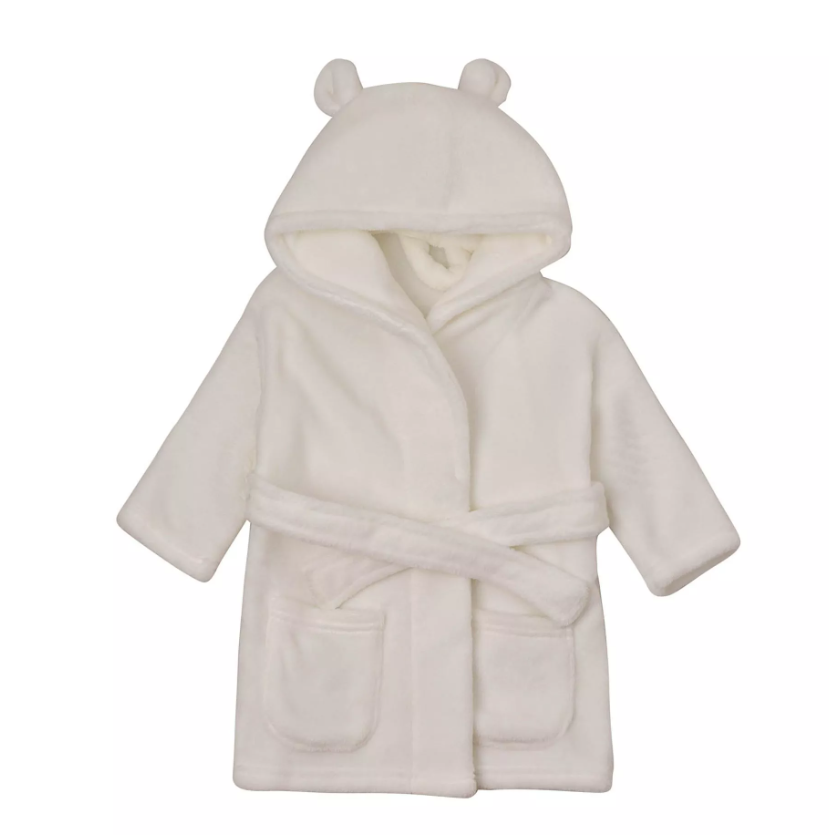 My First Bathrobe White