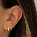 She Is Beautiful Cluster Stacking Set Gold