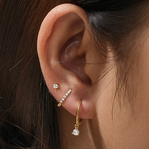 She Is Beautiful Elodie Stacking Set Gold