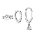 She Is Beautiful Elodie Stacking Set Silver