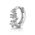 She Is Beautiful Trail Cartilage Hoop Silver