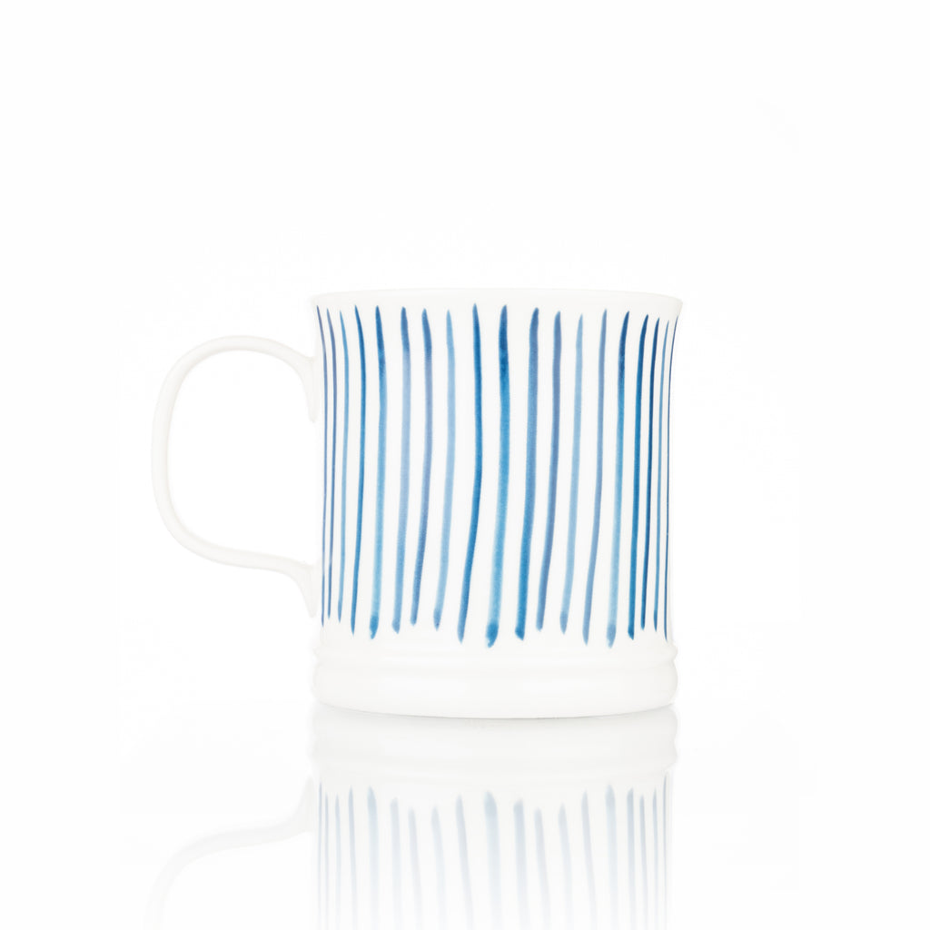 Siip Stripe Tankard Mug Blue