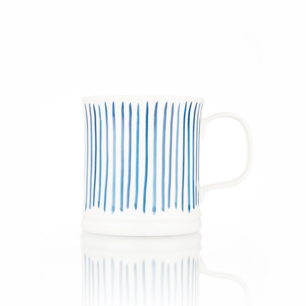 Siip Stripe Tankard Mug Blue
