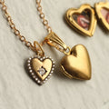 Silk Purse Vintage Heart Charm Locket