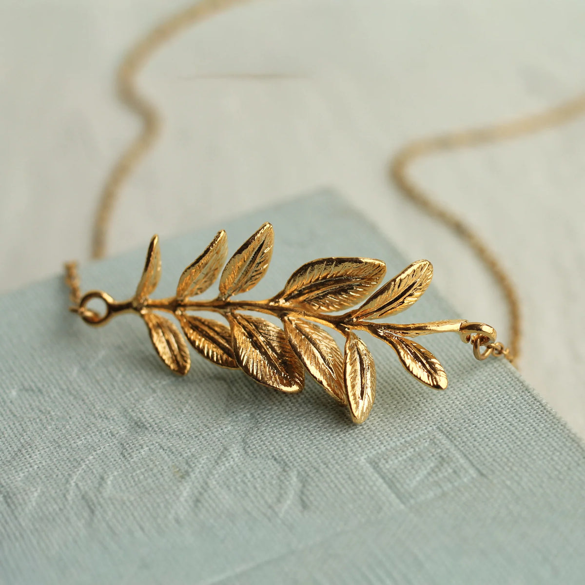 Silk Purse Rosemary Branch Necklace