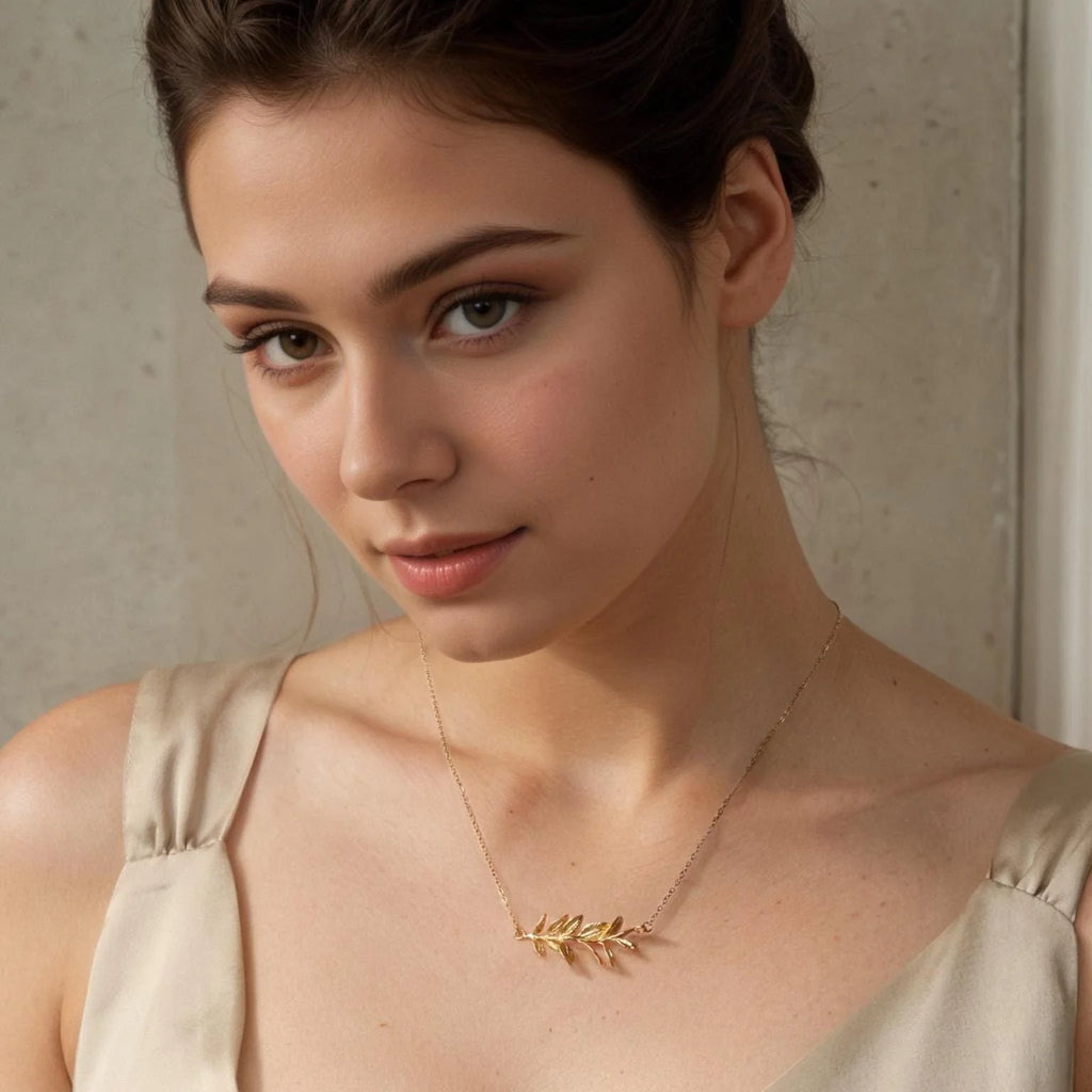 Silk Purse Rosemary Branch Necklace
