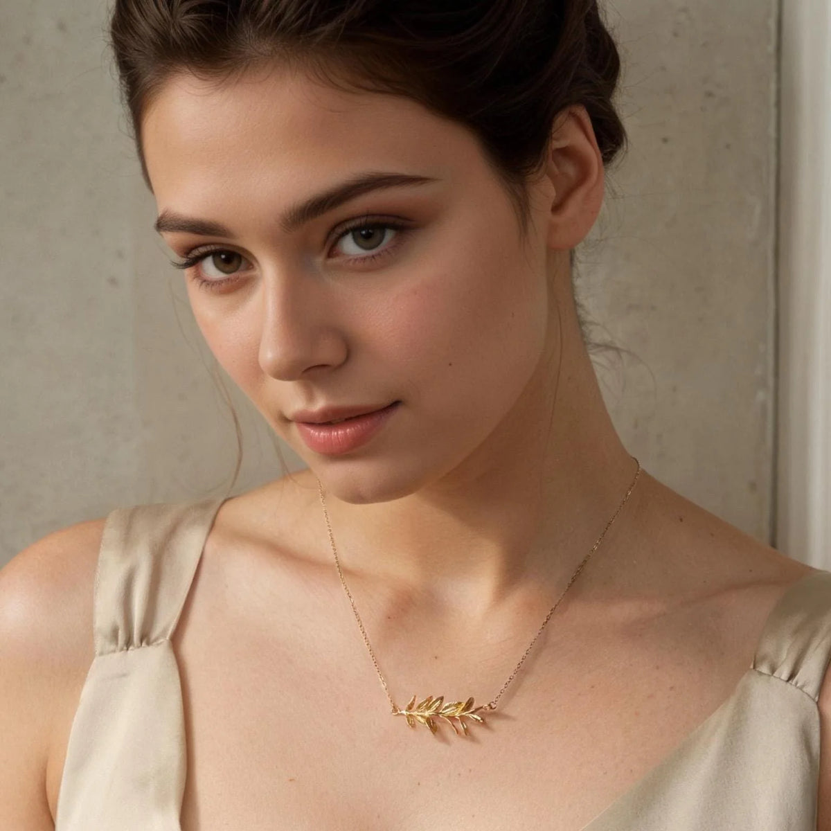 Silk Purse Rosemary Branch Necklace