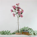 Silk Spring Blossom Spray Lilac