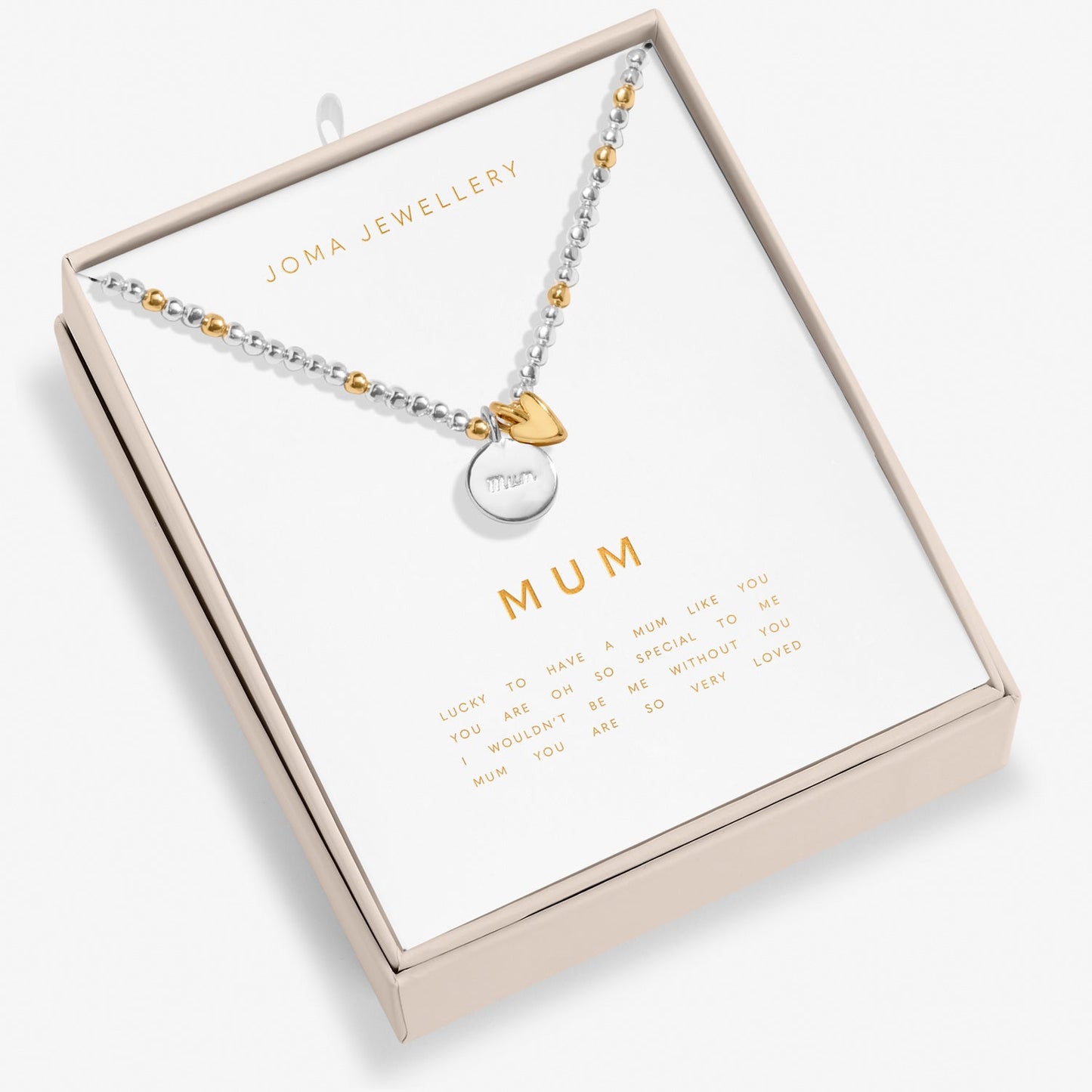 So Loved Mum Silver & Gold Plated Necklace