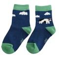 Sparrow Socks Baby Cows Navy 2-3Y
