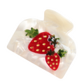 Strawberries Square Hair Claw Clip