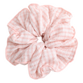 Stripes Hair Scrunchie Pink
