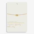 Style Stories Barrel Gold Plated Bracelet