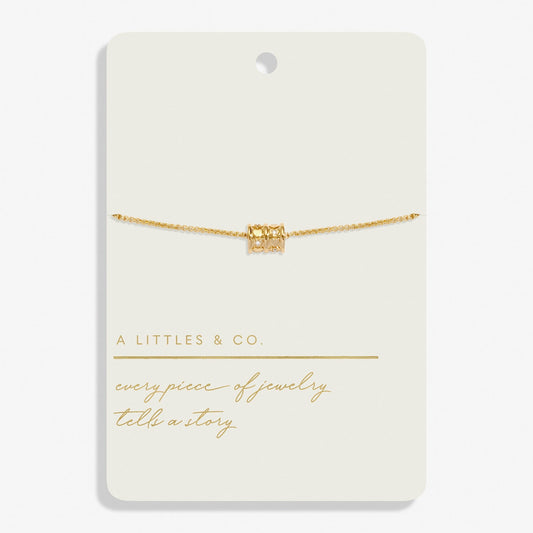 Style Stories Barrel Gold Plated Bracelet