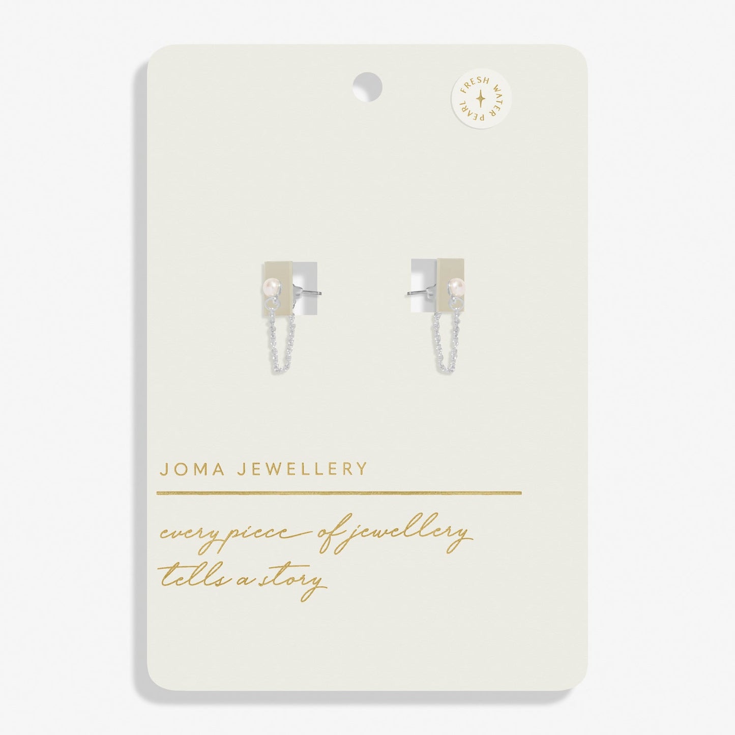 Style Stories Pearl Silver Plated Earrings