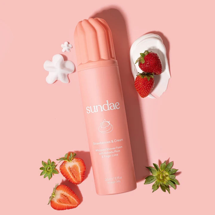 Sundae Whipped Shower Foam Strawberries & Cream