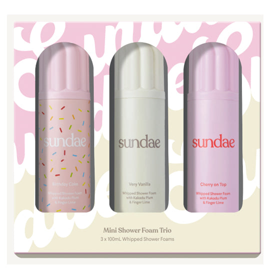 Sundae Whipped Mini Shower Foam Trio