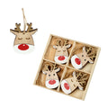 Christmas Wooden Reindeer Tree Decorations