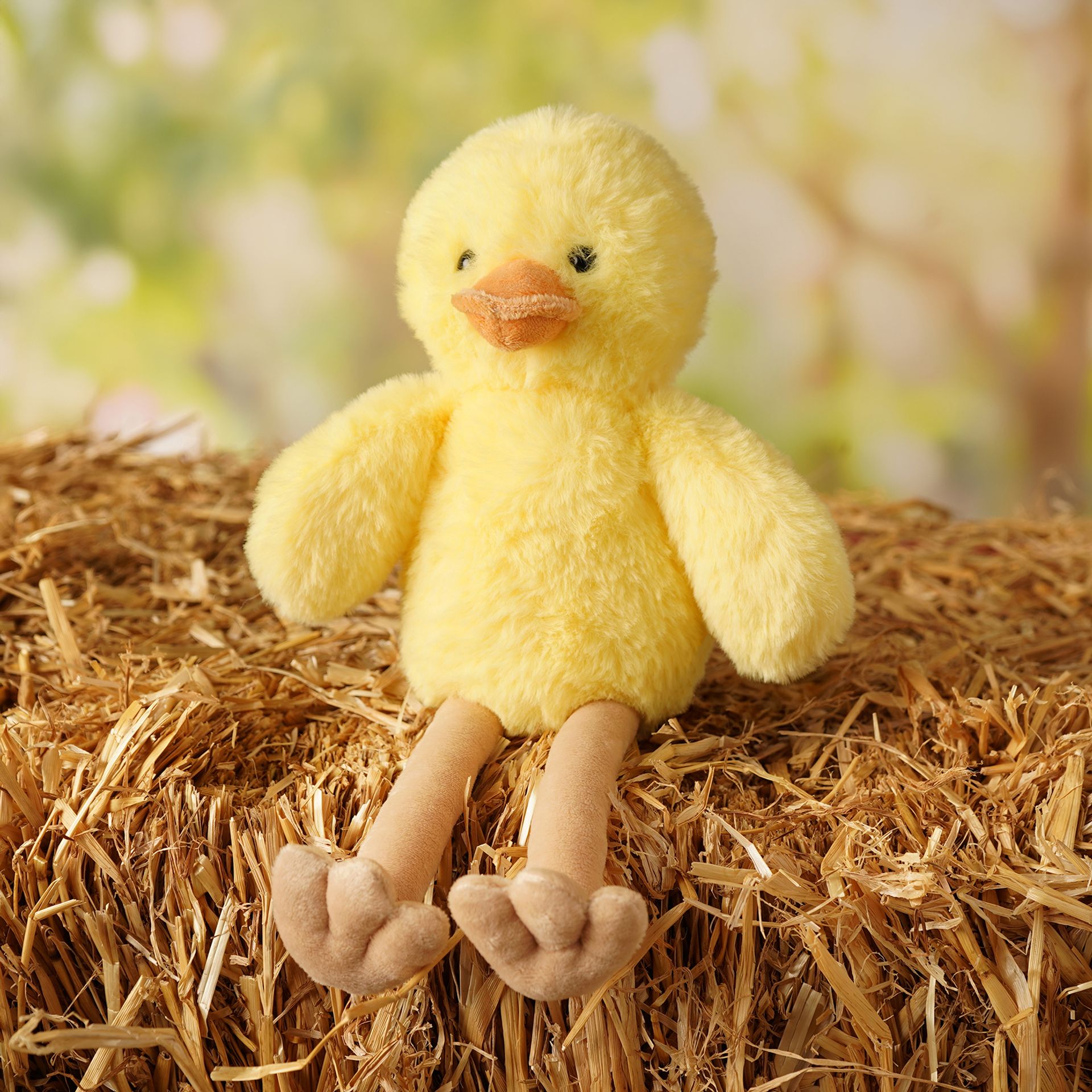 Softies Tara The Plush Long Leg Yellow Chick