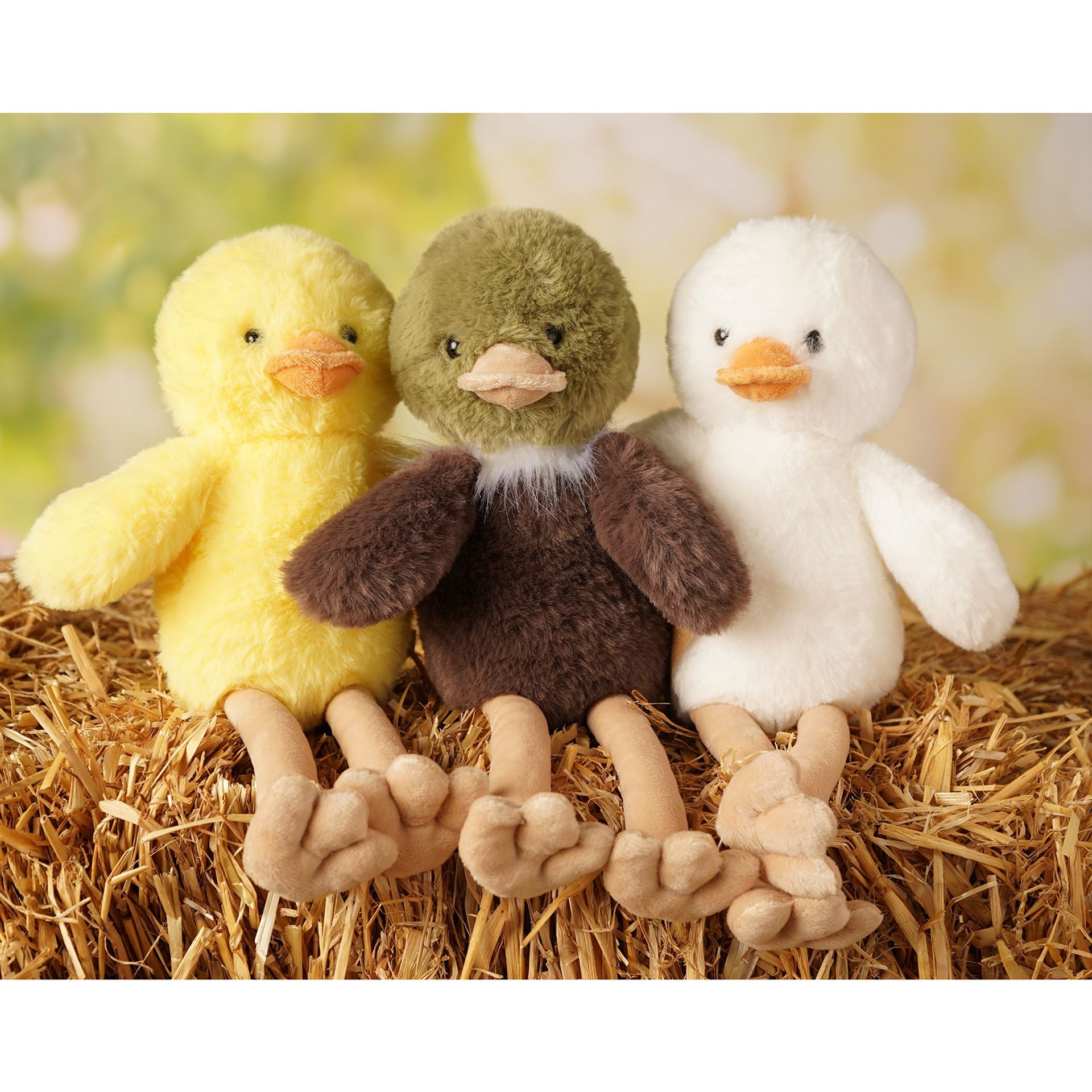 Softies Tara The Plush Long Leg Yellow Chick