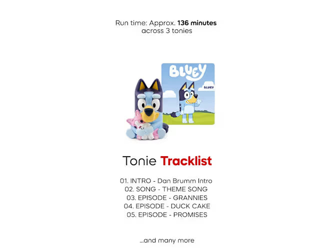 Tonies Bluey, Bingo, Muffin Tonies Multipack