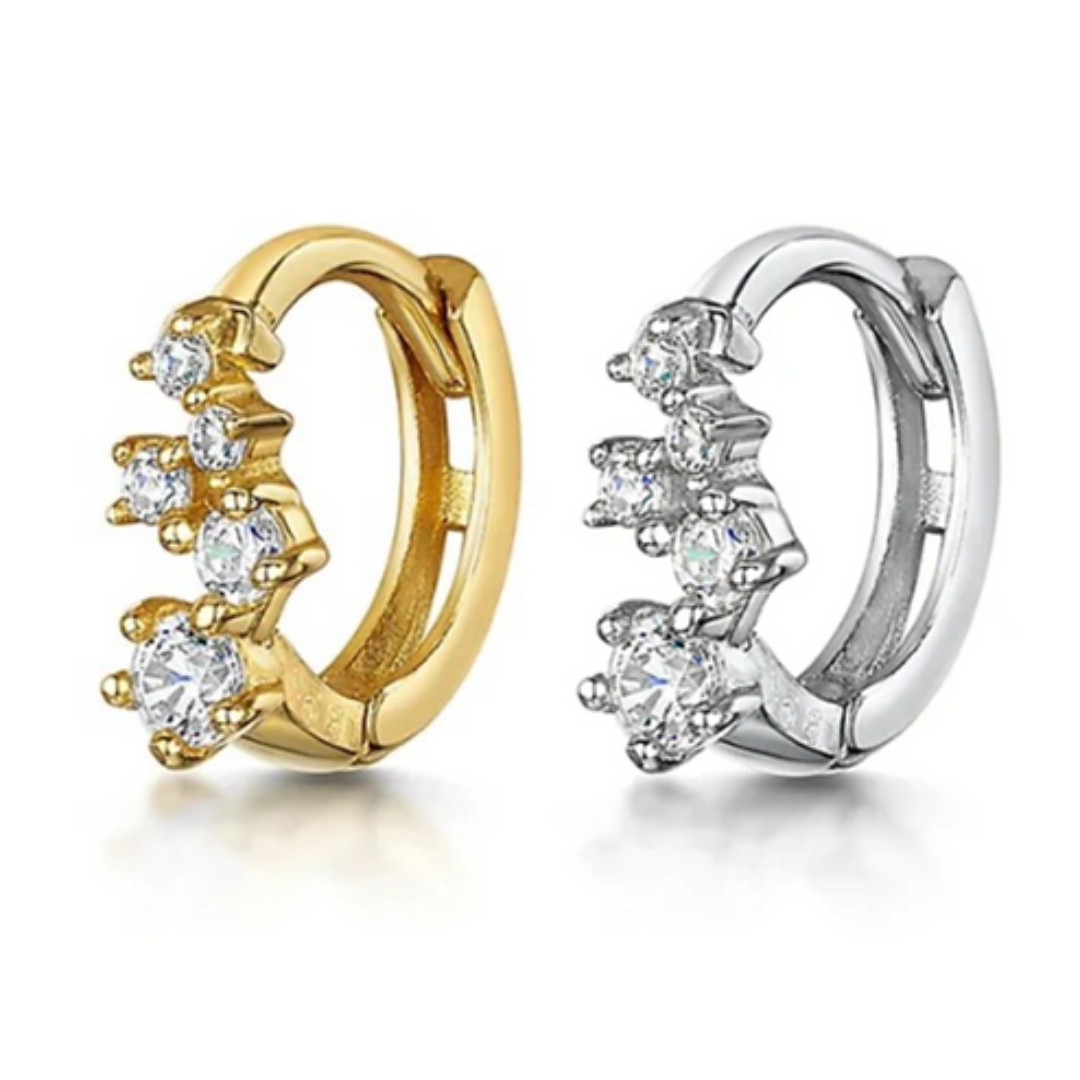 She Is Beautiful Trail Cartilage Hoop Silver