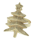 Tree Napkin Ring Pale Gold