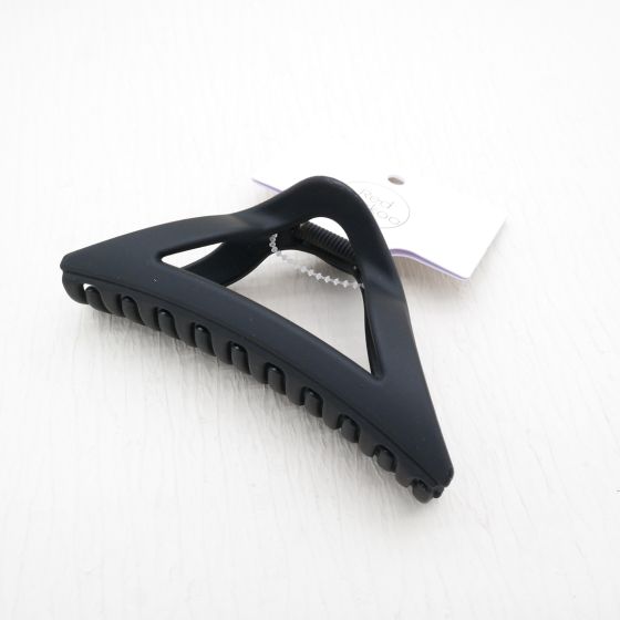 Matte Triangle Hair Claw Clip Black