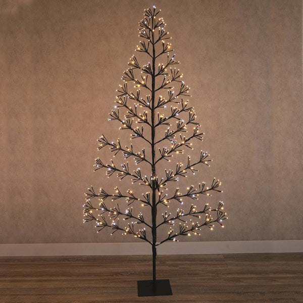 Twinkle Christmas Tree 180cm LED Black
