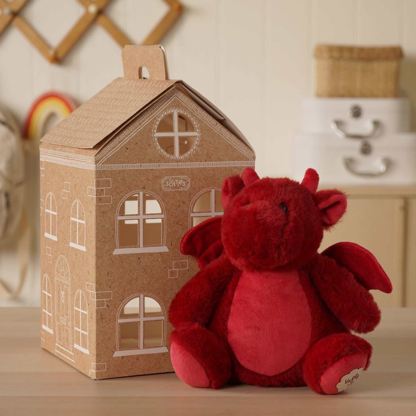 Softies Vally The Plush Red Dragon