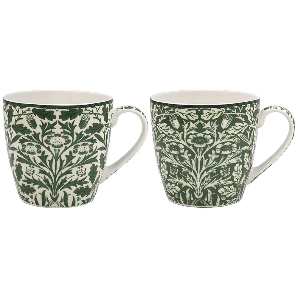 William Morris Acorn Breakfast Mug