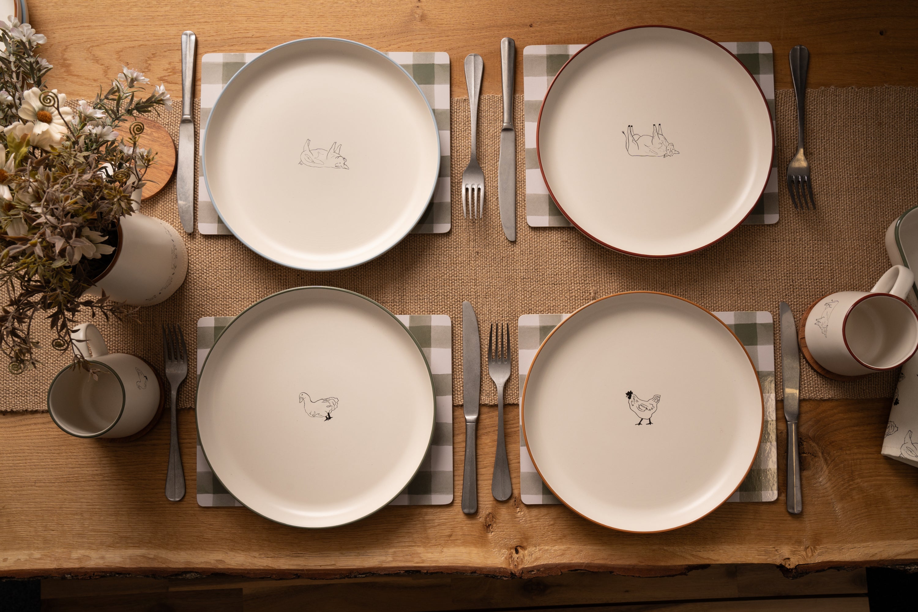Woodbury Lane Duck Dinner Plate