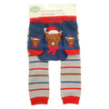 Ziggle Highland Cow Christmas Leggings And Socks Set 6-12 Months