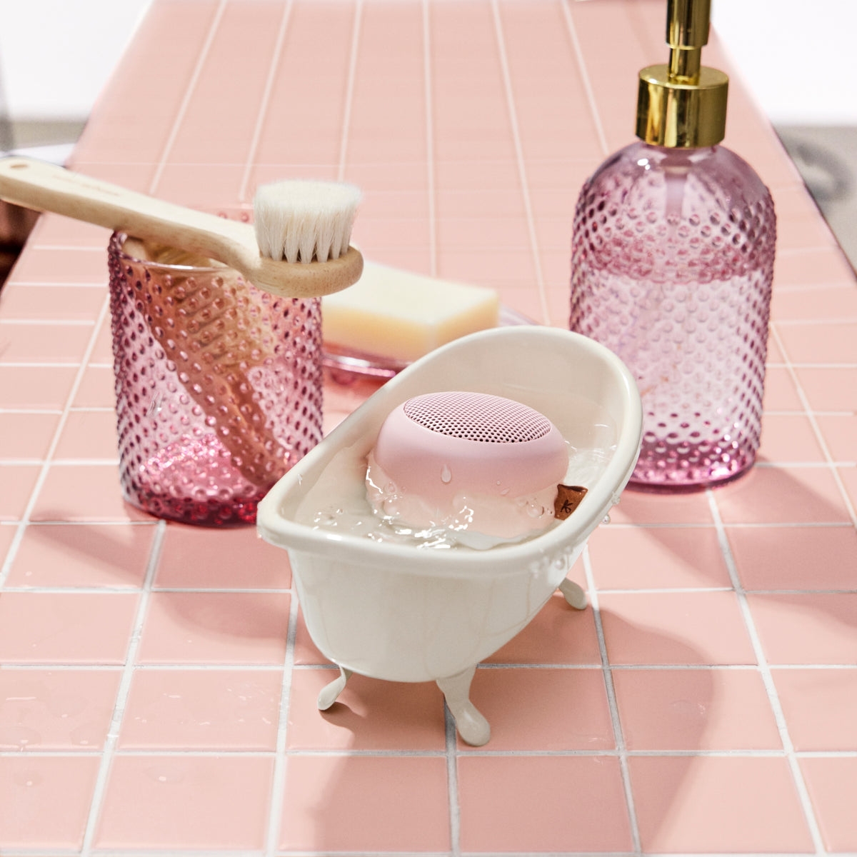 aLIGHT Bluetooth Speaker & Lamp Dusty Rose