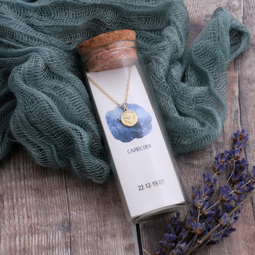 Attic Creations Star Sign Constellation Necklace Gold
