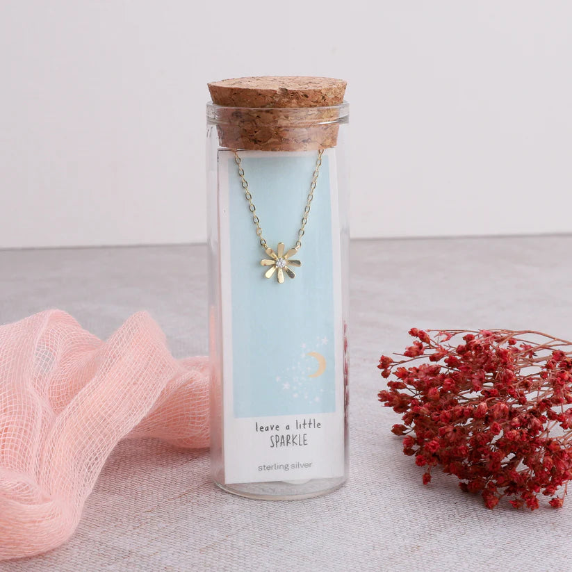 Attic Creations Little Flower Necklace 14k Gold