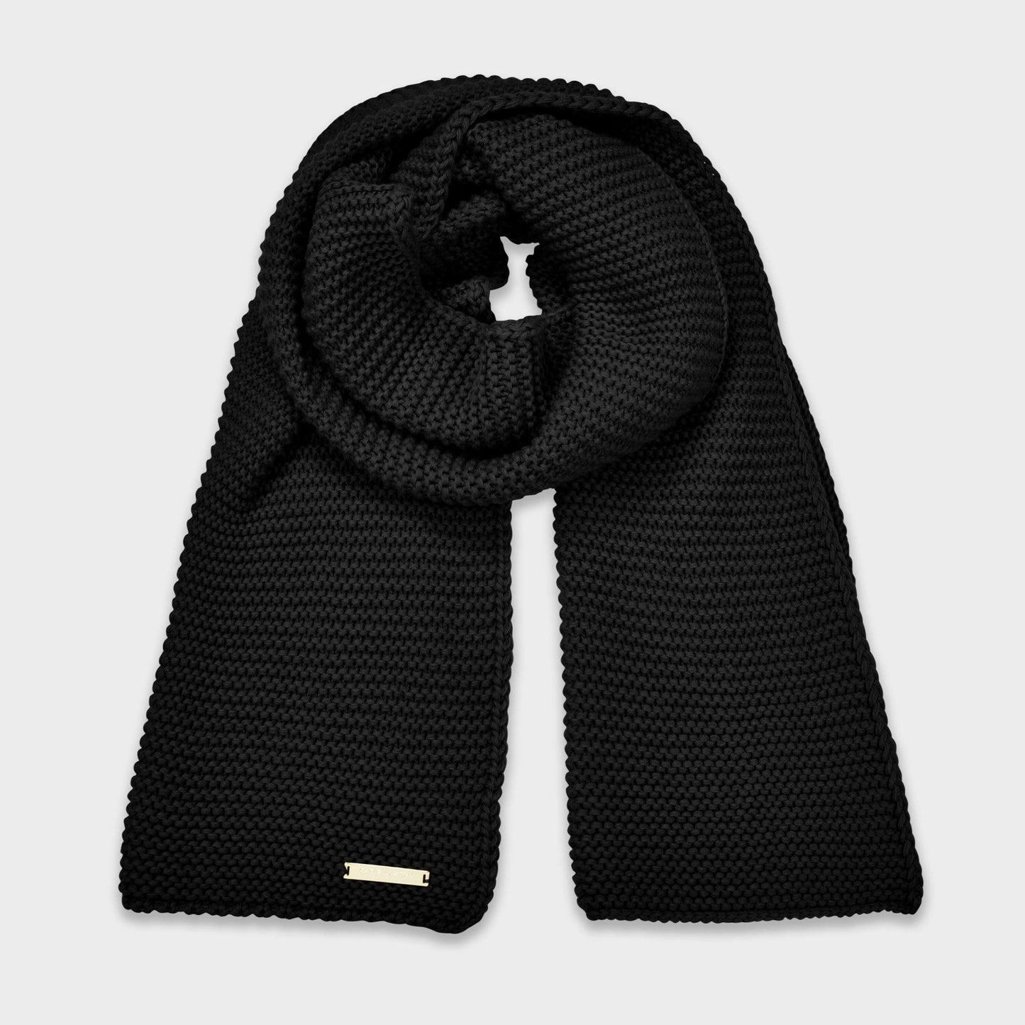 Katie Loxton Chunky Knit Scarf Black