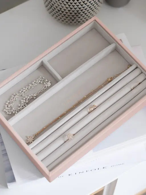 Stackers Blush Classic Ring And Bracelet Layer