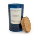 Glass Candle With Cork Lid Large Pomegranate Spice