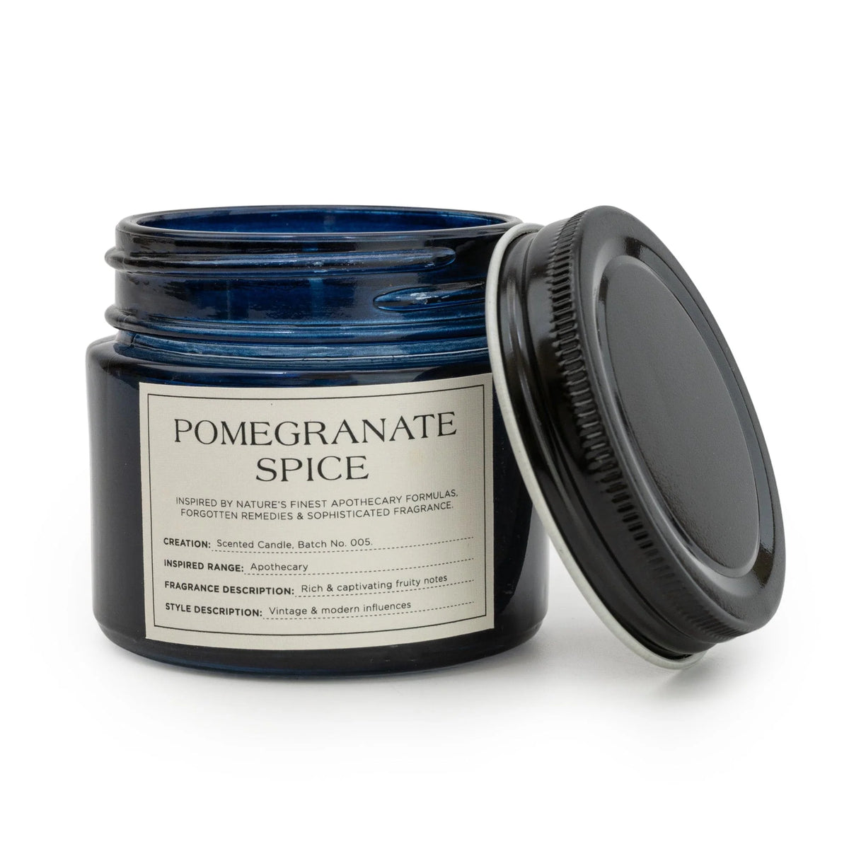 Candle Jar With Metal Lid Pomegranate Spice