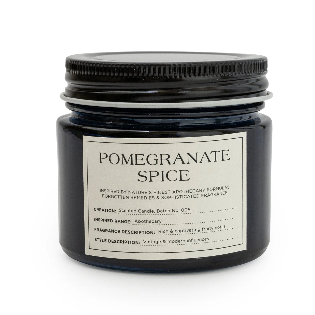 Candle Jar With Metal Lid Pomegranate Spice