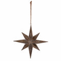 Christmas Hanging North Star Gold Large