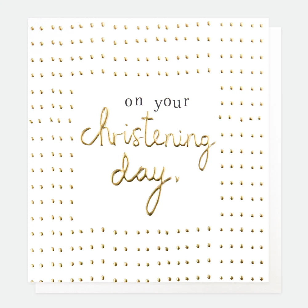 Caroline Gardner On Your Christening Day Greeting Card