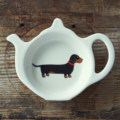 Sweet William Teabag Dish Dachshund