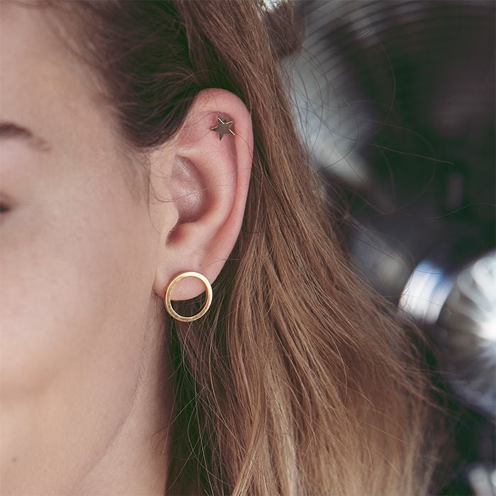 Edblad Circle Earrings Gold