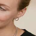 Edblad Circle Earrings Small Steel