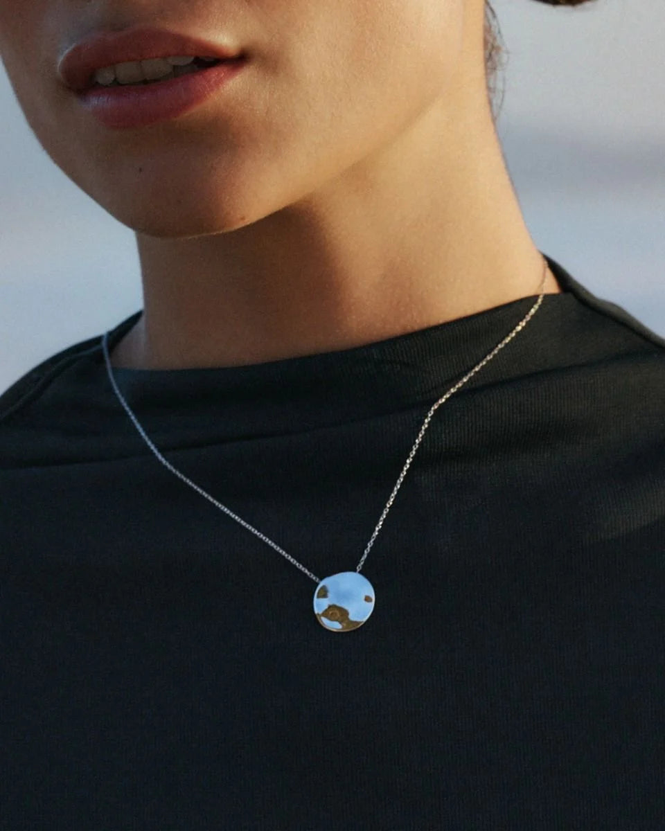 Edblad Flowy Necklace Steel